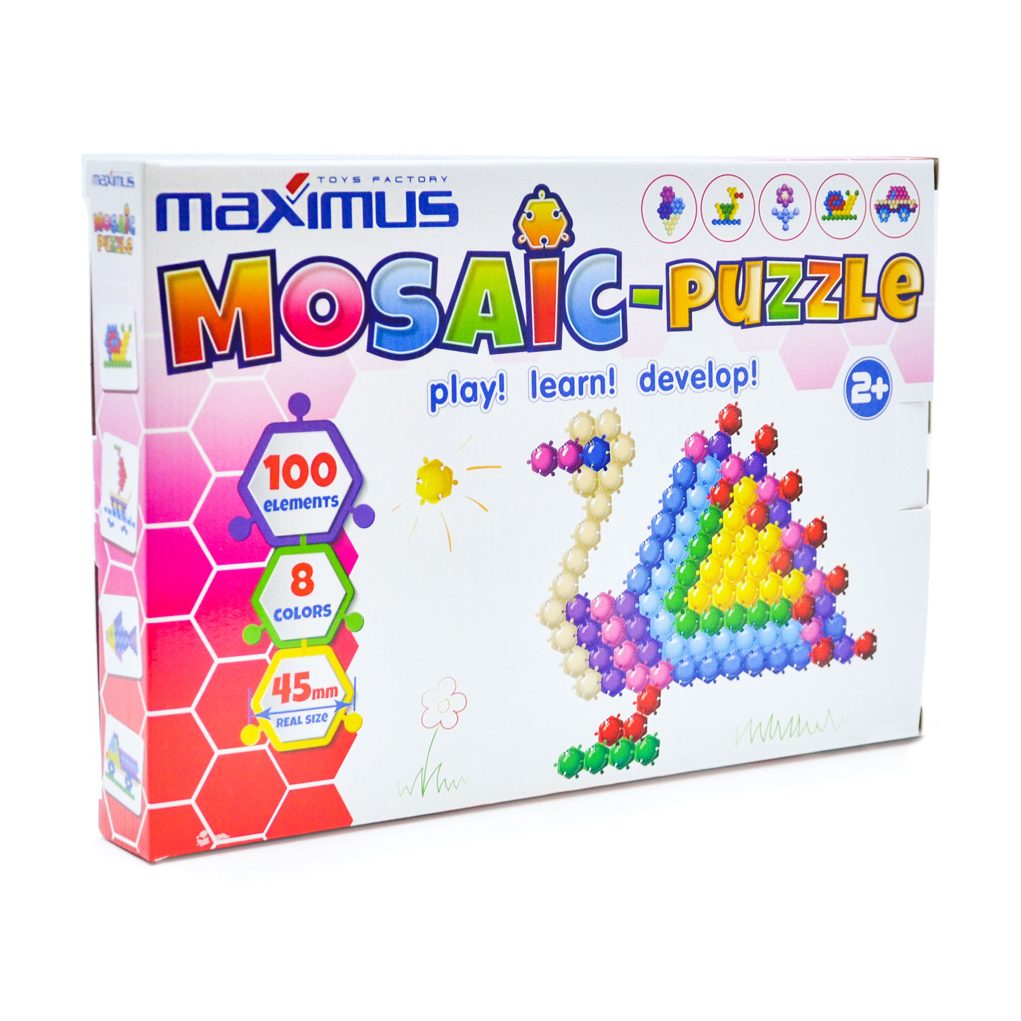 Мозаїка-пазл Maximus від 2 років, 100 елементів (9106)